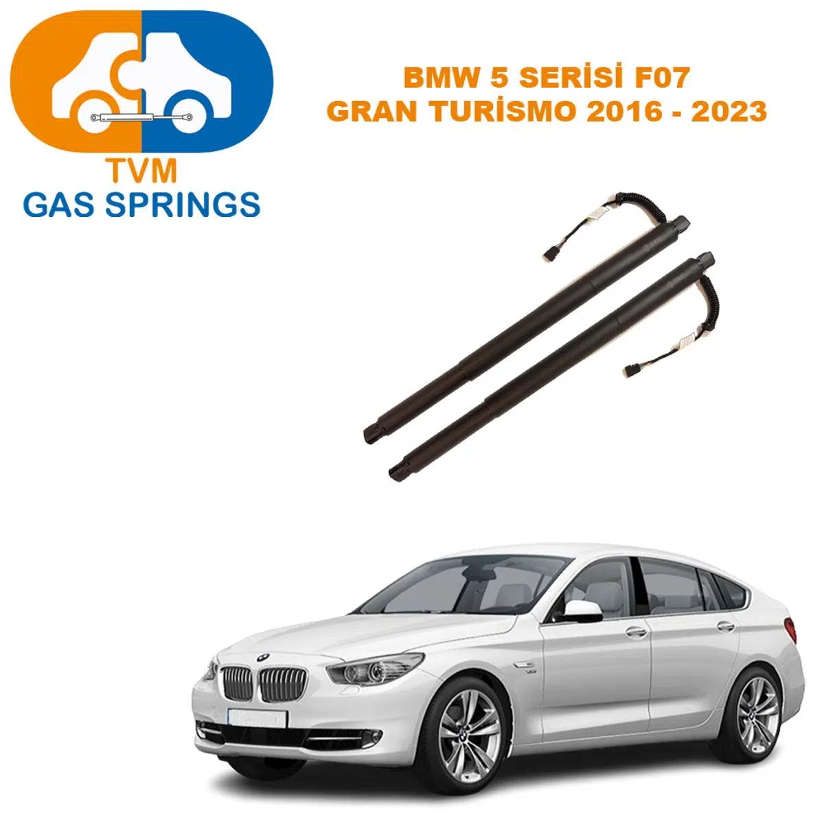 Tvm Gas Springs Bmw 5 Seri F07 Gran Turismo 2009-2017 Elektrikli Bagaj Amortisörü Sağ / Sol (2 Adet) 