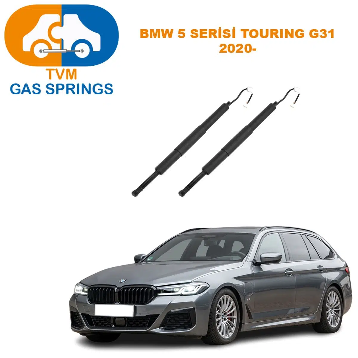 Tvm Gas Springs Bmw 5 Seri G31 Touring 2020- Elektrikli Bagaj Amortisörü Sağ / Sol (2 Adet) 