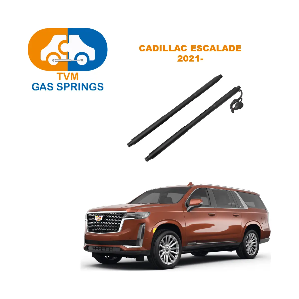 Tvm Gas Springs Cadillac Escalade 2021- Elektrikli Bagaj Amortisörü Sağ / Sol (2 Adet) 