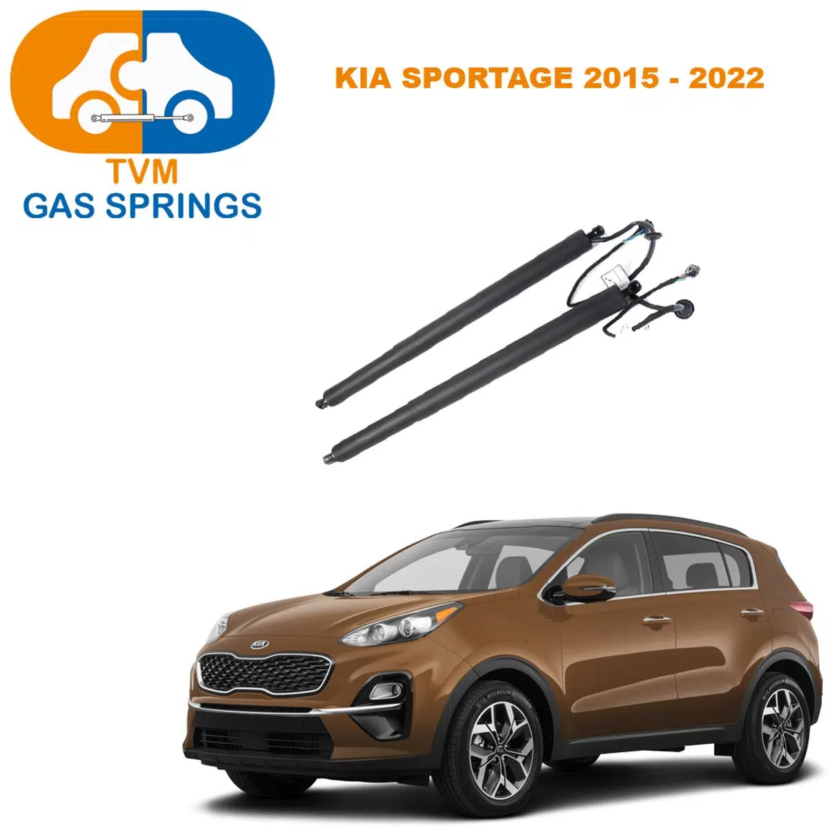 Tvm Gas Springs Kia Sportage 2015-2022 Elektrikli Bagaj Amortisörü Sağ / Sol (2 Adet) 