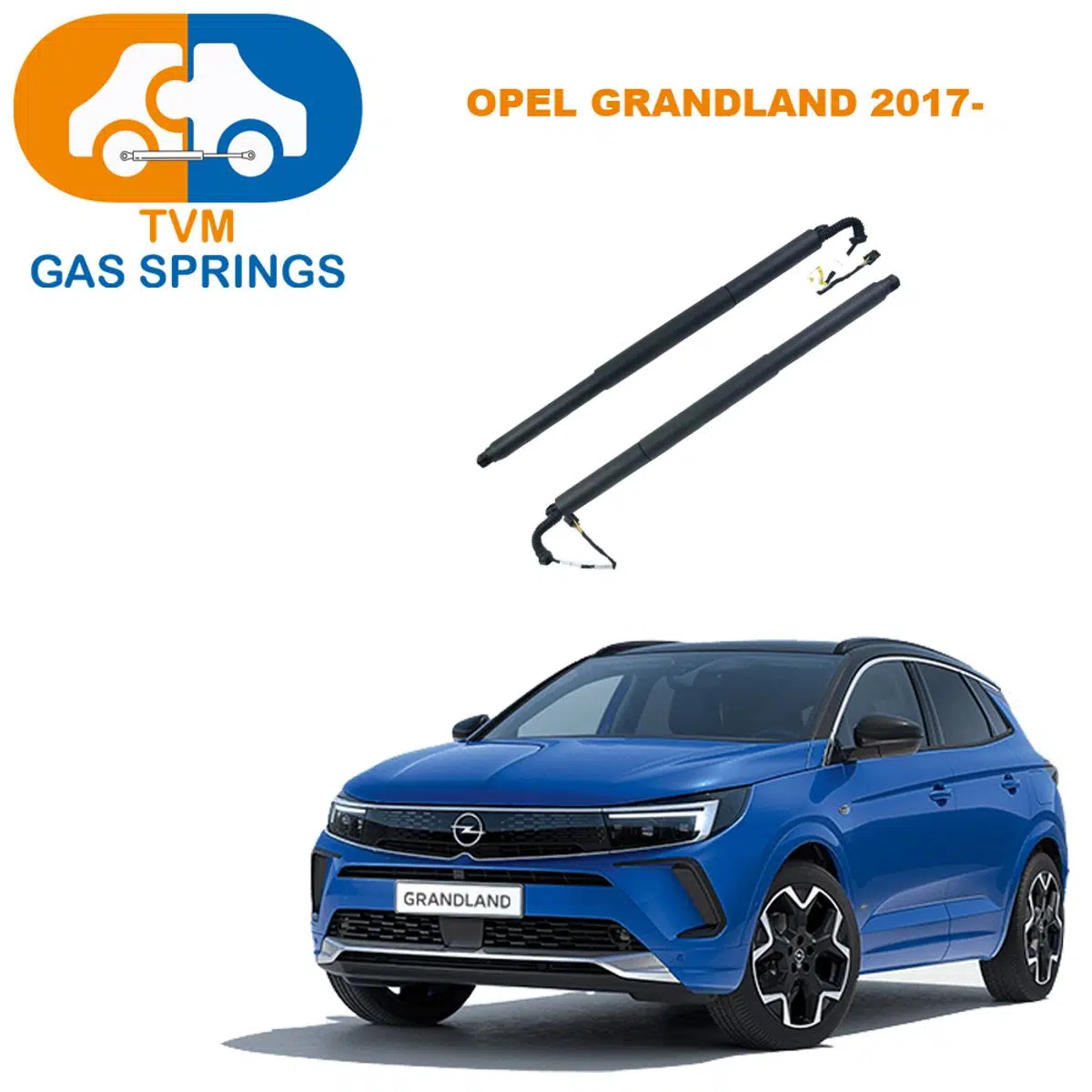 Tvm Gas Springs Opel Grandland 2017- Elektrikli Bagaj Amortisörü Sağ / Sol (2 Adet) 