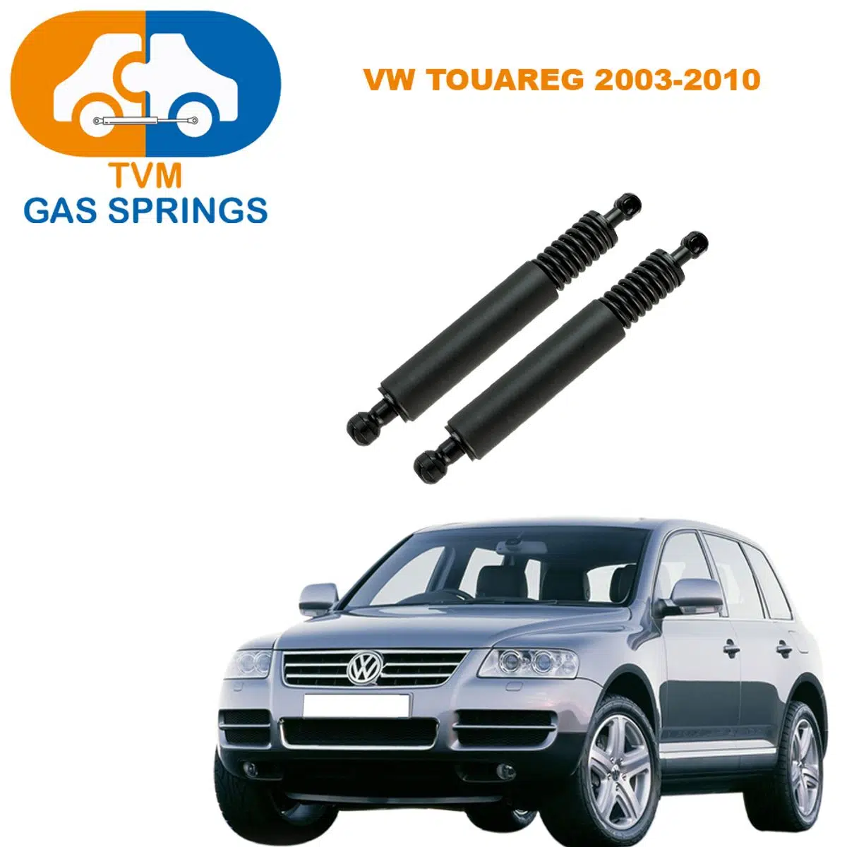 Tvm Gas Springs Vw Touareg 2003-2010 Yaylı Bagaj Amortisörü Sağ / Sol (2 Adet) 