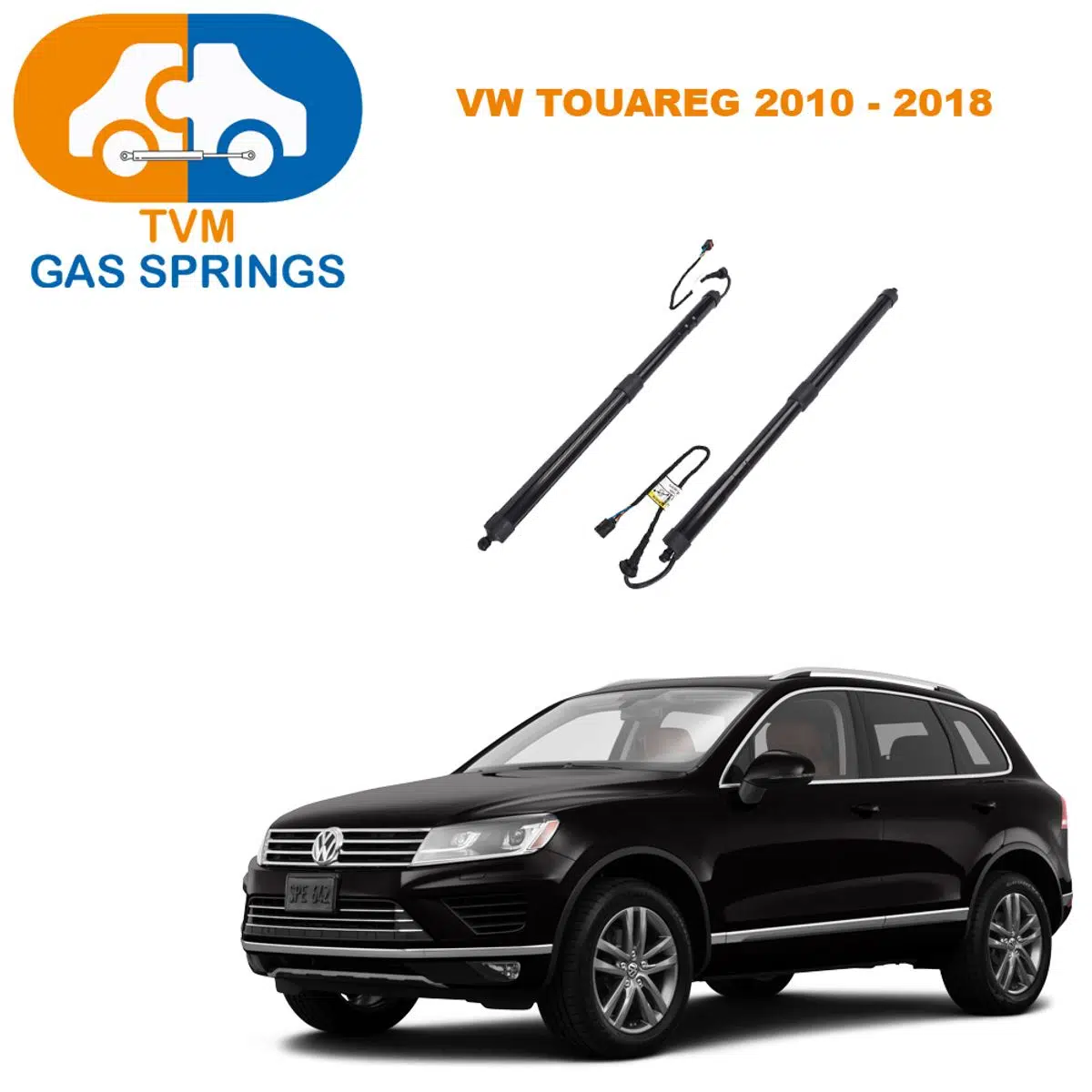 Tvm Gas Springs Vw Touareg 2010-2018 Elektrikli Bagaj Amortisörü Sağ / Sol (2 Adet) 