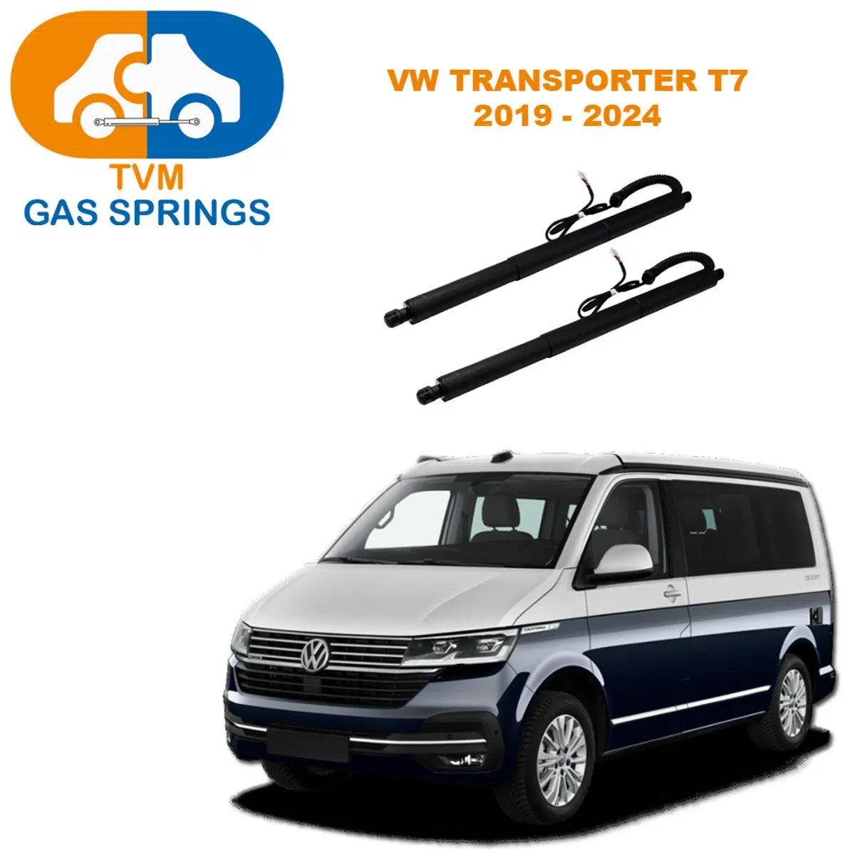 Tvm Gas Springs Vw Transporter T7 2019-2024 Elektrikli Bagaj Amortisörü Sağ / Sol (2 Adet) 
